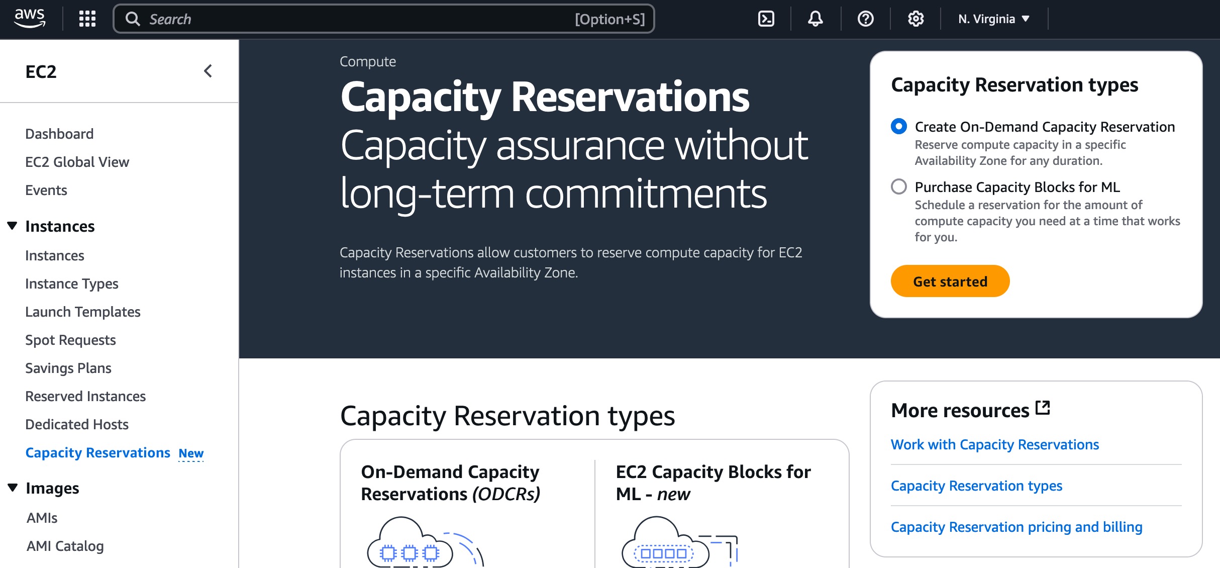 Amazon EC2 推出預約未來容量的隨需保留功能