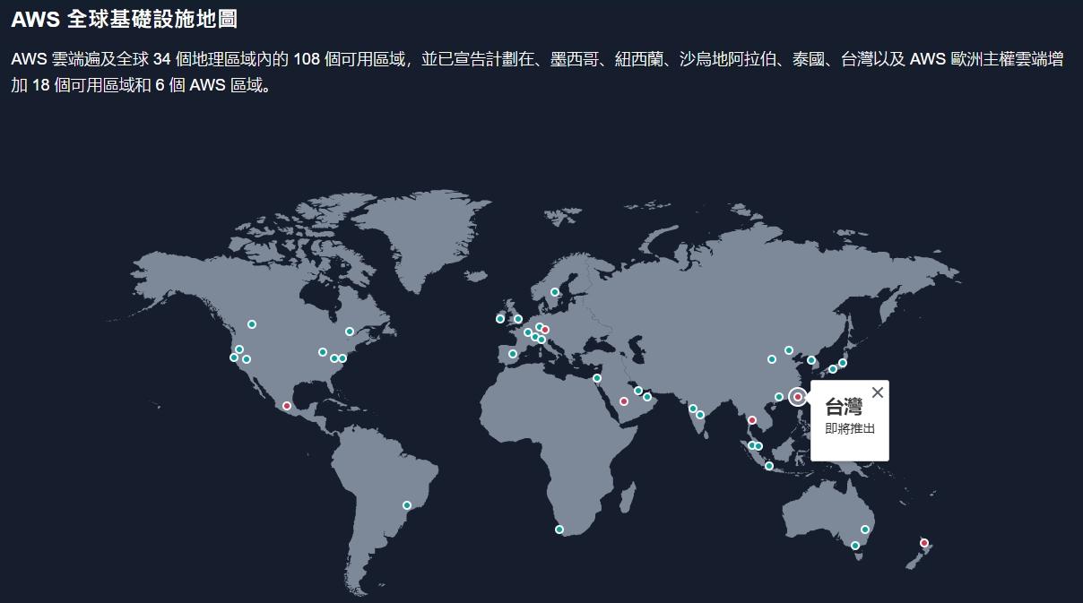 AWS Taiwan Regon