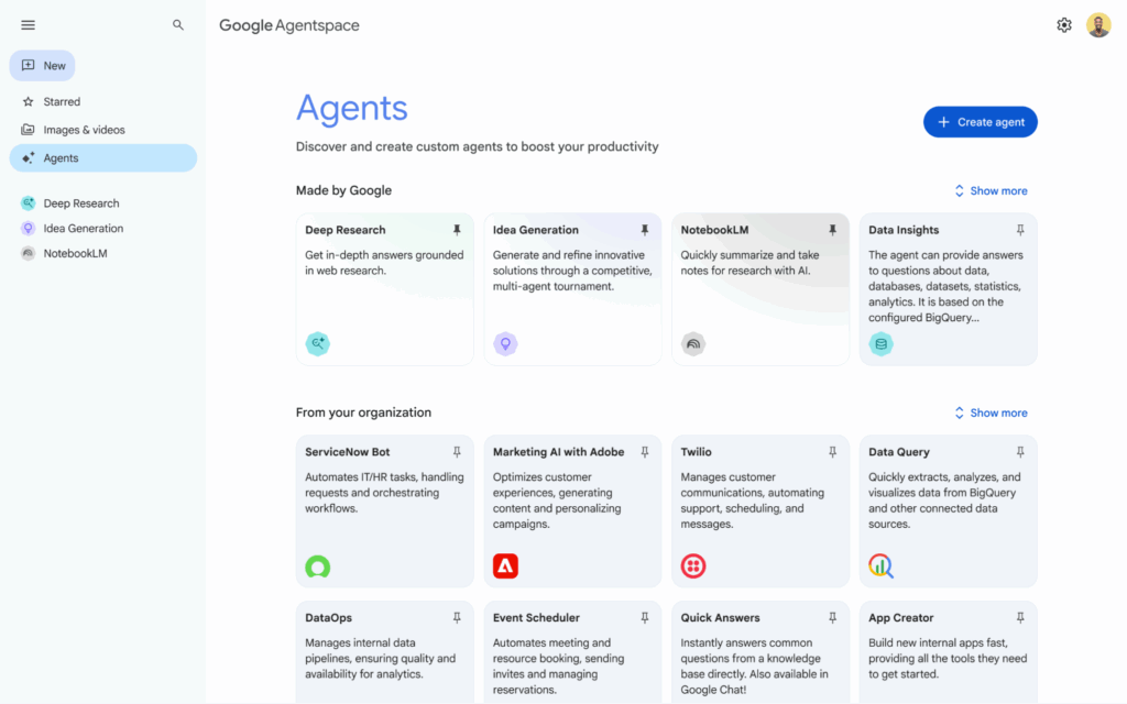 A2A agents on Google Cloud