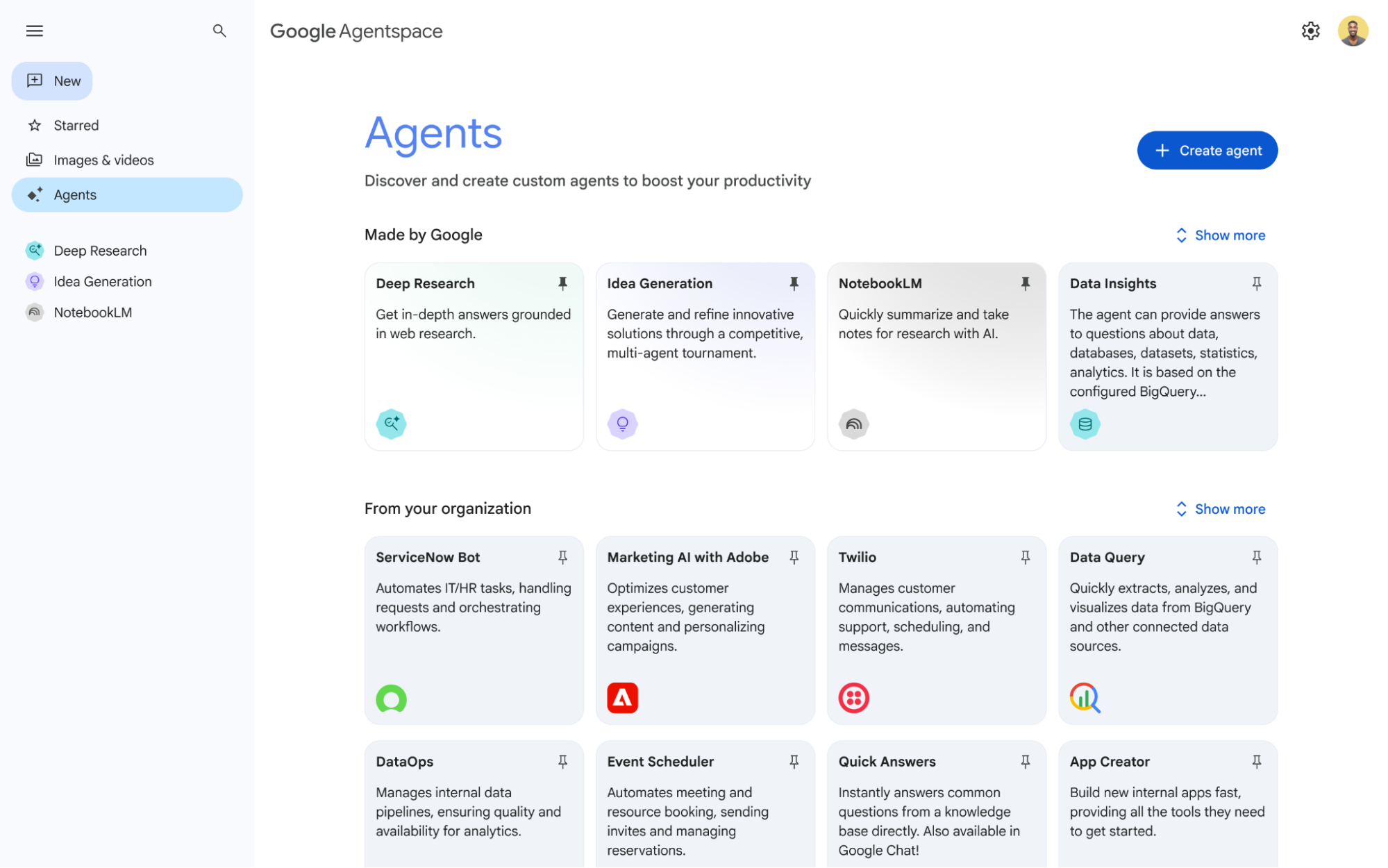 A2A agents on Google Cloud