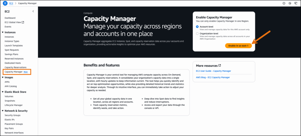 EC2 Capacity Manager
